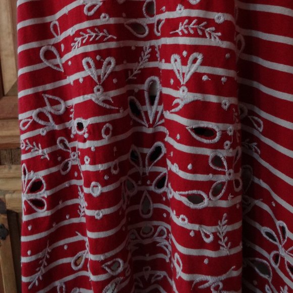 Free People NWT Dress Cutout Detail Stripes Size M - Picture 3 of 5